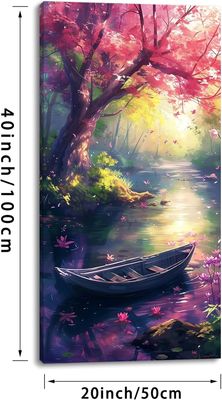 TEKMENT Beautiful Lake Scenery Canvas