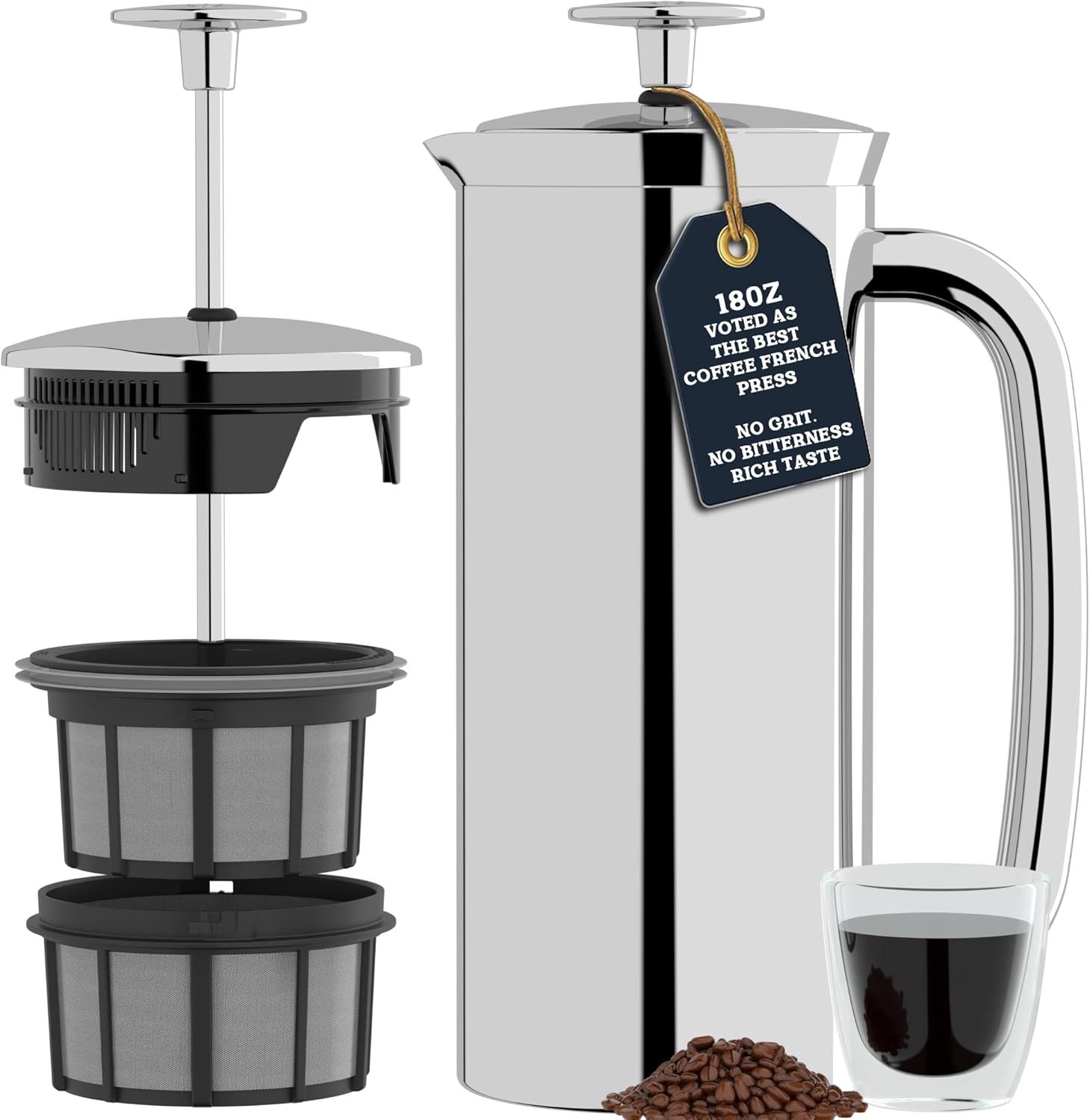 ESPRO P7 Dual-Filter French Press