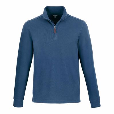 HUDSON Men&#39;s Eco Knit Quarter Zip, Small
