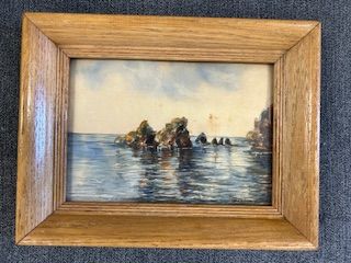 Vintage E.Borden Watercolor Image