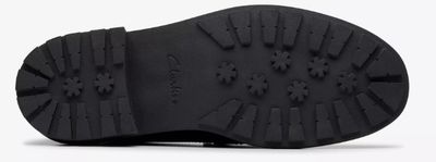 Clark&#39;s Signature Orinoco3 Edge Black Leather Shoe, Sz 10