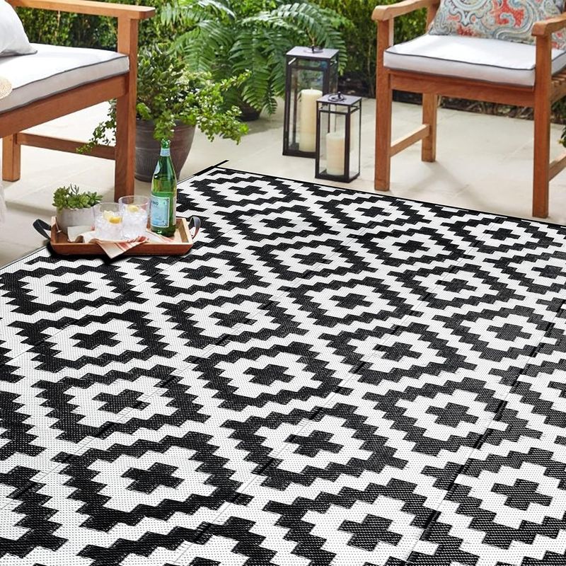 SAND MINE Waterproof Outdoor Rug 6x9 ft