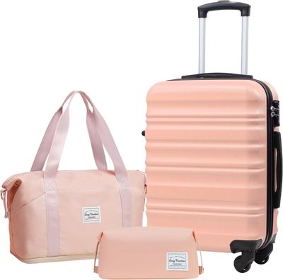 LONG VACATION Carry On Luggage Set