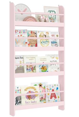 Mack &amp; Milo Albertson 43.7&#39;&#39; H X 22.8&#39;&#39; W Kids Floating Bookshelf