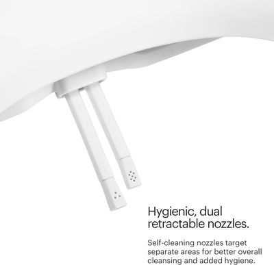 Brondell EcoSeat Round Non-Electric Bidet Toilet Seat