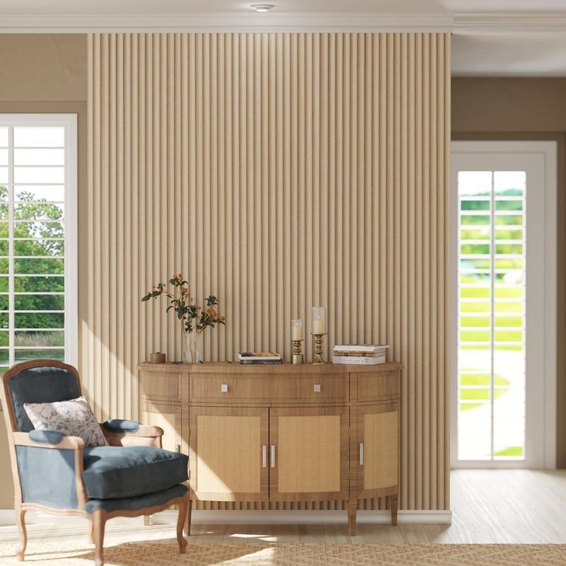 Oxdigi Wooden Slat Peel and Stick Wallpaper