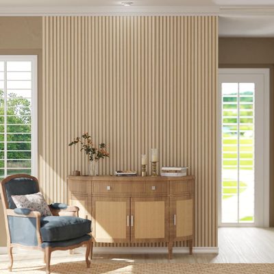 Oxdigi Wooden Slat Peel and Stick Wallpaper