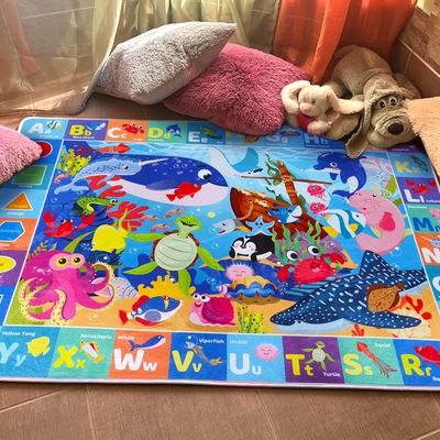 Quokka Large Baby Play Mat, Large Ocean