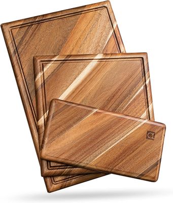 *Imperfect* Chorus 3-Piece Wood Cutting Board Set