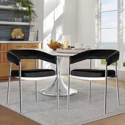 Bekrvio Dining Chairs Set , Black