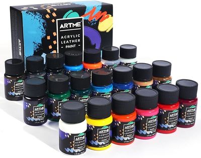 ARTME Acrylic Leather Paint Set, 20 Colors