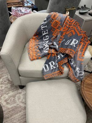 Orange Theory Soft Fuzzy Throw Blanket 50” x 60”