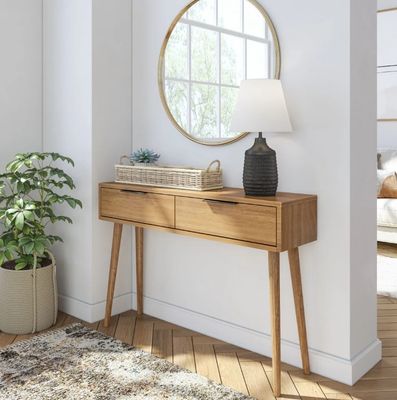 *Imperfect* George Oliver Labrisha 46.25'' Solid Wood Console Table