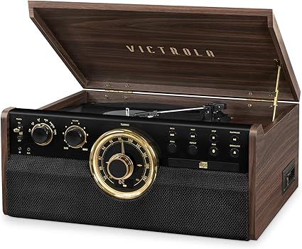 Victrola Bluetooth Record Player, Espresso
