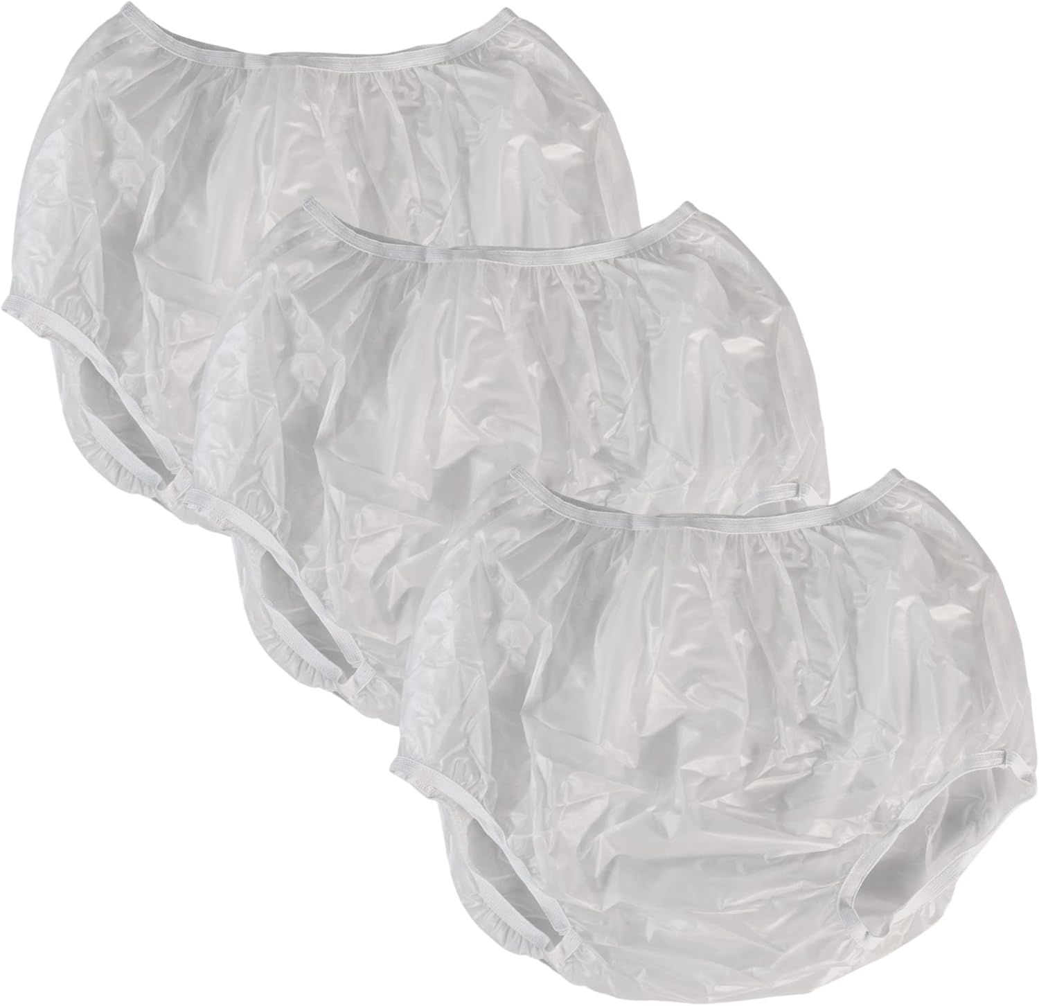 Vakly Adult Vinyl Pull-On-Cover Incontinence Pants, Medium