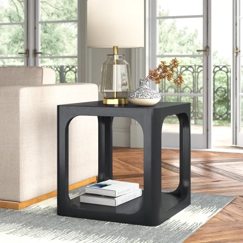 Joss & Main Sybil Solid Wood End Table Joss & Main Sybil Solid Wood End Table