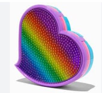 Claire's Rainbow Bling Heart Makeup Set