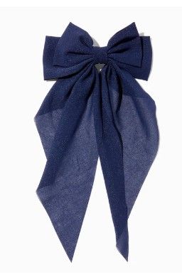 Claire's Long Tail Hair Bow Clip