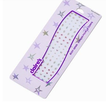 Claire's Iridescent Shapes Body Gems