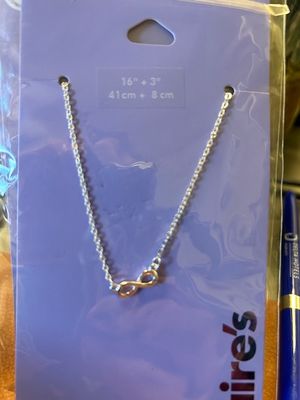 Claire's Silver Infinity Necklace