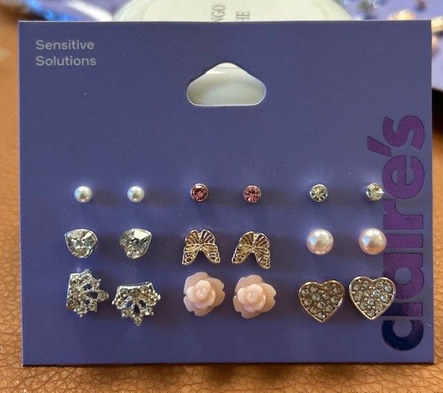 Claire's Sensitive Solutions Stud Earring Set