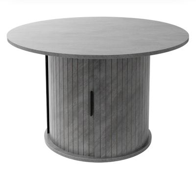 Modern 31.1" Fluted Round Living Room Coffee Table