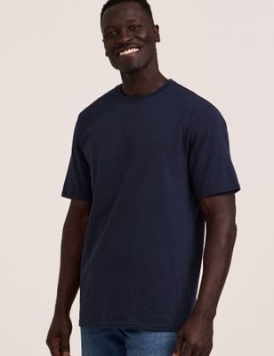 Denver Hayes Men's 50 Wash Classic Fit Crewneck T-Shirt