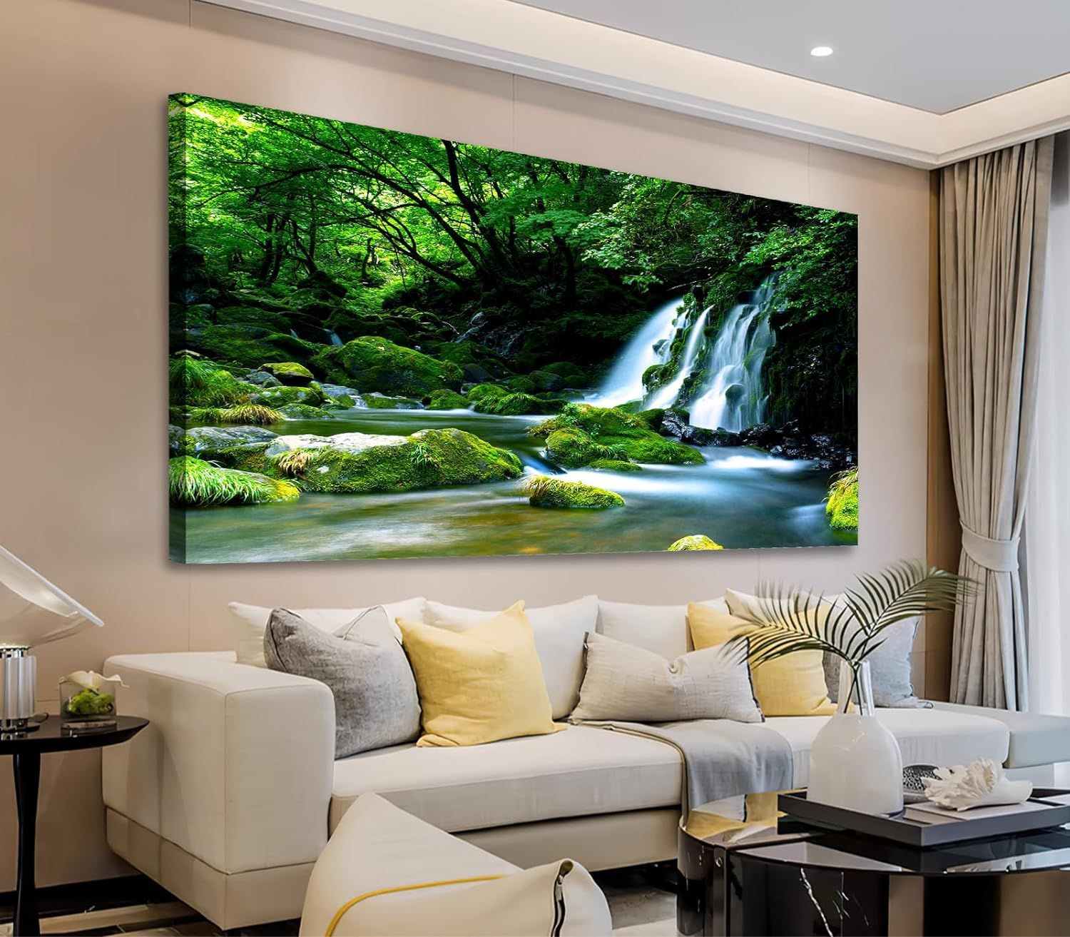 SULUET Waterfall Canvas, 24"x48"