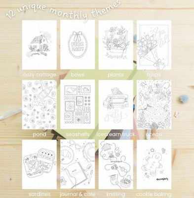 Petal Pre-Made Bullet-Journal