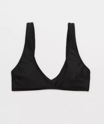 Aerie Voop Plunge Bikini Top, Large