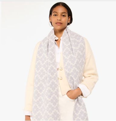 Kate Spade New York Spade Flower Cashmere Scarf