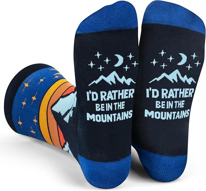 Lavley Novelty Socks, Color: I’d Rather Be in the Mountains