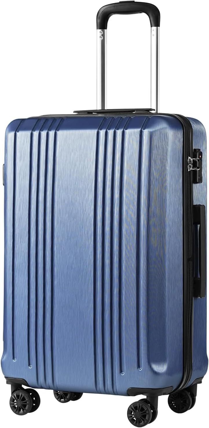 Coolife Carry-On Hardshell Lightweight Suitcase