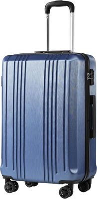 Coolife Carry-On Hardshell Lightweight Suitcase