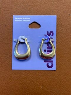 Claire's Puffy Small Hoops