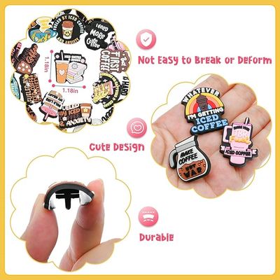 30pcs Cute Pins,  COFFEE Backpack, Lapel Badge Pins Set for Jackets,Hats