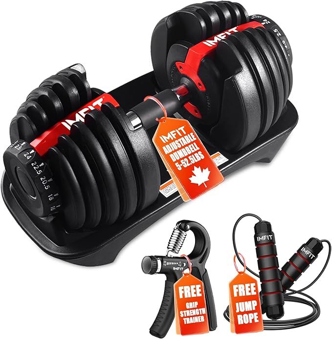 IMFit Adjustable Dumbbell Set (5 - 52.5 lbs)