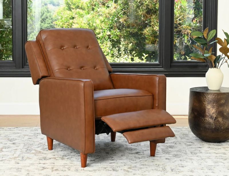 *Imperfect* Abbyson Home Holloway Mid-Century Leather Recliner