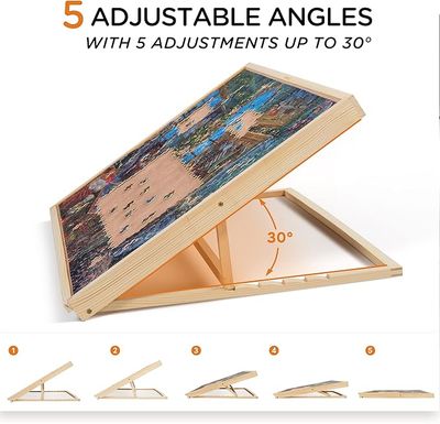 Lavievert 1000-Piece Jigsaw Puzzle Table