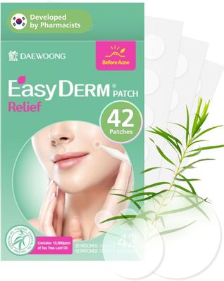 EasyDerm Relief Invisible Patch, 42 Count