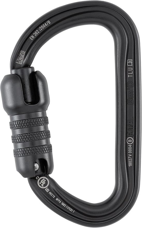 PETZL, Pro Bm'D Triact-Lock U Carabiner, TRIACT-Lock