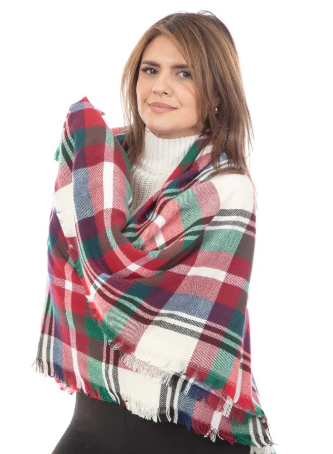 Just Cozy Blanket Scarfs, Color: Romane