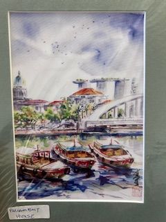 Autographed Print  by James Koh; Parliament House