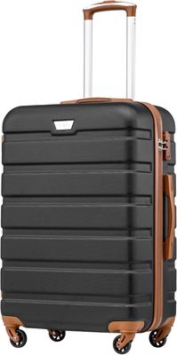 Coolife 28" Checked Suitcase Luggage