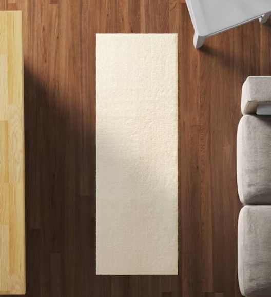 Madison Park Marshmallow Ivory 2'x6' Bath Mat