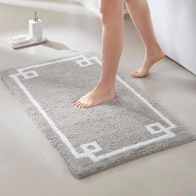 Madison Park Evan Cotton Tufted Washable Bath Mat