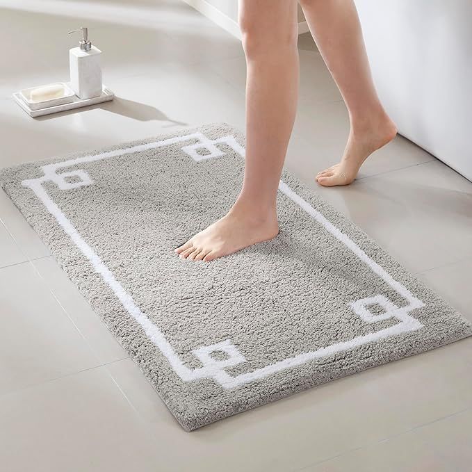 Madison Park Evan Cotton Tufted Washable Bath Mat