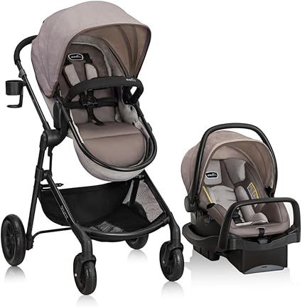 Evenflo Pivot Modular Travel System, Desert Tan