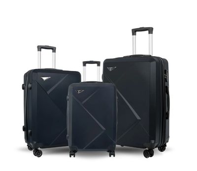 Intexca 3-Piece ABS Hard Shell Luggage Set
