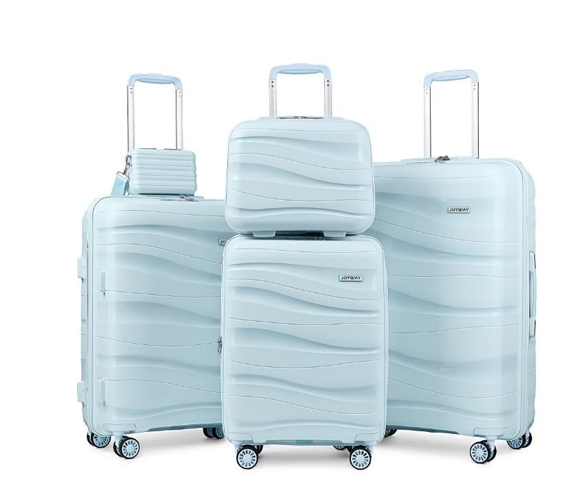 Joyway 4-Piece Luggage Set PP Hardshell, Blue
